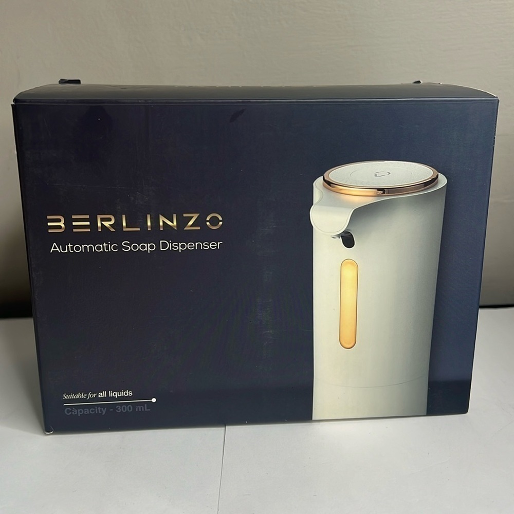 Touchless Soap Dispenser Automatic Foaming Soap Dispenser 10oz Rechargeable -New